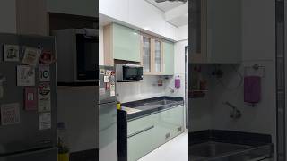 Acrylic kitchen design  kitchen designs  rustomjee azziano  modularkitchen [upl. by Ahsened]