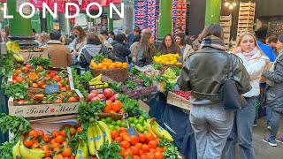 London Tower Bridge Christmas Market Tour from Borough Market  London Winter Walk 2024 4K HDR [upl. by Notnert]