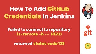 How To Add GitHub Credentials In Jenkins  Jenkins GitHub Integration [upl. by Wooldridge901]