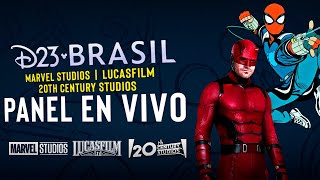 D23 BRASIL  Panel Marvel Studios Lucasfilm Century Studios  En Vivo [upl. by Nart]