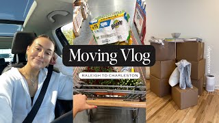 MOVING VLOG Raleigh NC to Charleston SC [upl. by Hanavas910]