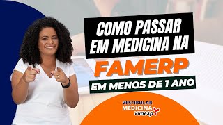 Como passar em medicina na FAMERP em menos de 1 ano [upl. by Minne]