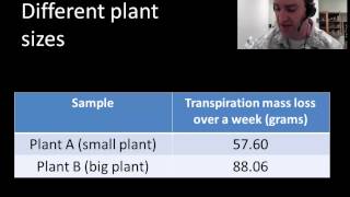 Investigation 11  transpiration [upl. by Cirilla]