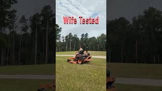 SCAG Cheetah II zero turn mower Wife takeover [upl. by Florence]