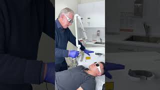 Snoring amp Sleep Apnea  Demonstration of Laser Treatment by Dr Garry Cussell [upl. by Ennaeed]