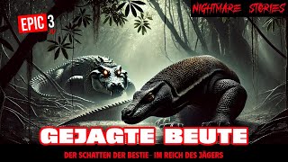 GEJAGTE BEUTE💀🐊 Überlebenskampf gegen Salzwasserkrokodil und Komodowaran  TWO Nightmare Stories [upl. by Notgnihsaw]