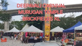 Deepavali Carnival 2024 🎉  Shop at Scott Murugan Temple Brickfields KL  Maraz TV [upl. by Thomsen]