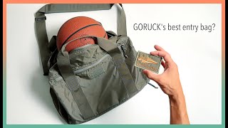 GORUCK Kit Bag w shoe compartment Review  an affordable entry to the brand [upl. by Dovev]