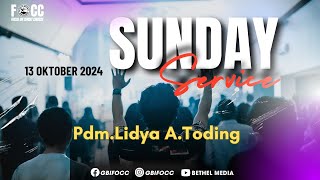 SUNDAY SERVICE180  13 OKTOBER 2024  PdmLidya A TodingSE [upl. by Aenal227]