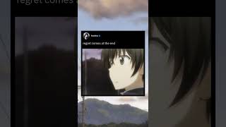 regret comes at the end anime animeedit animeshorts [upl. by Acino]