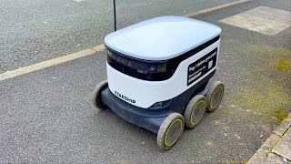 Starship Technologies Robot Delivery in Manchester [upl. by Rashida]