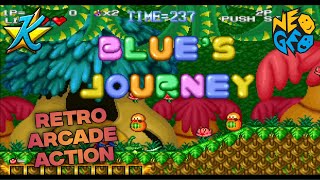 Blues Journey 1991 Jungle Zone  Arcade Gameplay Neo Geo  Winkawaks  DKIceGamerz [upl. by Brandes]