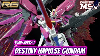 PBandai RG Destiny Impulse Gundam Review  Gundam Seed Destiny MSV [upl. by Peirce438]