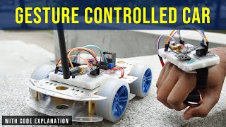 Hand Gesture Controlled Car Using Arduino🤜🚗 [upl. by Nibla]