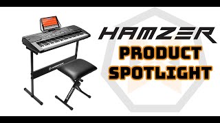 Hamzer 61Key Electronic Piano Electric Keyboard  Product Spotlight [upl. by Einaffets]