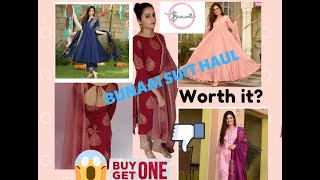 Bunaai First time purchase  Honest Review  Instagram store Bunaaicom  Vanya Mishra [upl. by Shira]