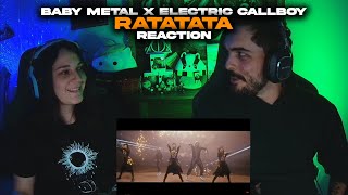 Couple Reacts To Ratatata by BabyMetal x Electric Callboy [upl. by Aisatan]