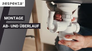 Tutorial Montage Ab und Überlaufgarnitur [upl. by Barbee]