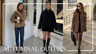 HampM MANGO MASSIMO DUTTI HAUL AUTUMN OUTFIT STYLING  Kate Hutchins [upl. by Kery]