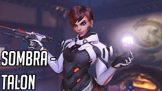 Sombra quotTalonquot Skin Showcase  Overwatch 2 [upl. by Nilram]