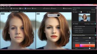 PortraitPro 15  Lesson 2 Face Sculpt Eyes Lips amp Makeup [upl. by Dino]