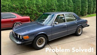 Solving the E12s fuel system issues Part 3 of troubleshooting old BMW fuel systems [upl. by Ennaillij]