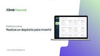 Klimb Tutorials Perú Estado de cuenta  Realiza un depósito para invertir [upl. by Esom607]
