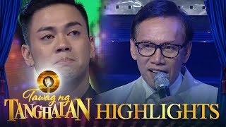 Tawag ng Tanghalan Sofronio tears up with Hurado Reys comment [upl. by Raskin]