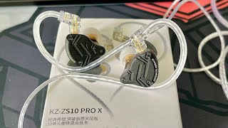 KZZS10 PRO X Unboxing [upl. by Edgerton625]