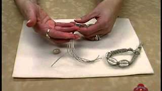 How to Make a Bead and Loop Fastening [upl. by Binny603]