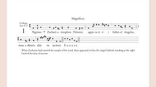 Magnificat Antiphon quotIngresso Zachariaquot First Vespers for the Nativity of John the Baptist [upl. by Eninnaej]