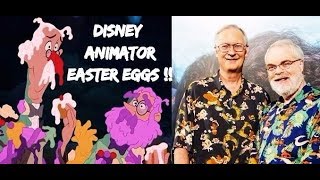 Disney Easter Eggs Animators Ron Clements John Musker Movies Moana Princess and Frog Little Mermaid [upl. by Dash41]