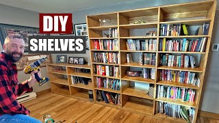 The Best Bookshelves for Your Home How to build your own [upl. by Yrocej]