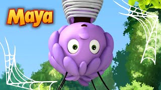 MAYA Y WILLY HAN CAÍDO EN LA TRAMPA DE LA ARAÑA 🐝 CAPÍTULOS DE MAYA para niños en ESPAÑOL 🐝 [upl. by Prevot835]