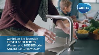 Entdecken Sie die neue BRITA Küchenarmatur mit integriertem Filter [upl. by Silera548]