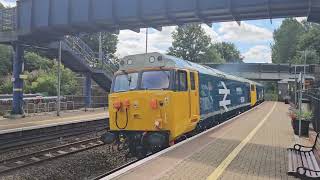 NEW LIVERY 50007 amp 50049 pass Heyford working 0Z50 Eastleigh to Kidderminster 090824 [upl. by Laura]