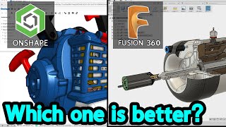 Onshape vs Fusion 360  Which one is Better [upl. by Nylitak]