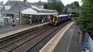 ScotRail 158 716 amp 170 452 at Aberdour 08082024 [upl. by Eveneg]