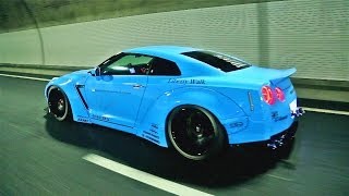 Modified Nissan GTR w Armytrix Exhaust Epic Sounds [upl. by Esilrahc]