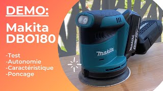 Makita 18V Ponceuse DBO180 [upl. by Patric303]