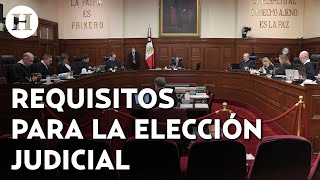 Abren convocatoria al público general para la elección judicial ¿Quiénes pueden aplicar [upl. by Hcra]