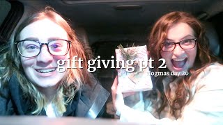 Gift Giving with Nicole  Vlogmas Day 20 [upl. by Thalia]