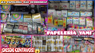 PAPELERÍA YAMI 😍 ¡LA PAPELERÍA MÁS BARATA DEL CENTRO 🤑  INICIA TU NEGOCIO  PLAZA VICTOR CDMX [upl. by Erdnaed]