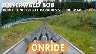 BayerwaldBob  Rodel und Freizeitparadies St Englmar  Wiegand  Sommerrodelbahn  POV [upl. by Enailuj650]