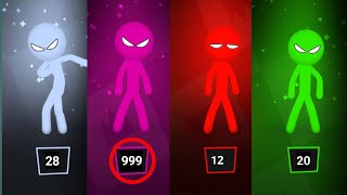 999 Random Stickman Party  Stickman Party 1 2 3 4 Player 2024  DYAN [upl. by Dahsar]