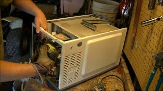 Make Money Scrapping a Microwave Oven Part 1 [upl. by Edrea]