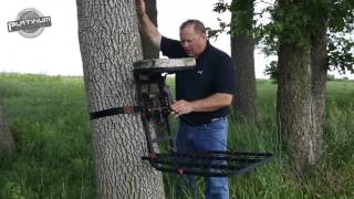 Phoenix HangOn Tree Stand  Big Game Treestands [upl. by Aicinet262]