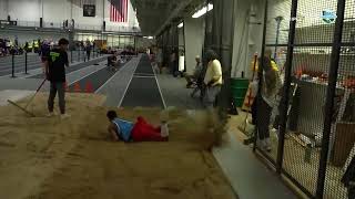 Elijah Wade 2024 MIAC Triple Jump 1371 [upl. by Aihseuqal]