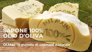 SAPONE ALLOLIO DOLIVA 100 OlMac quot Il mondo di cosmesi naturalequot [upl. by Jacoby933]