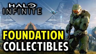 Foundation All Collectibles Location  Audio Logs amp Skull  Halo Infinite Collectibles Guide [upl. by Chainey]